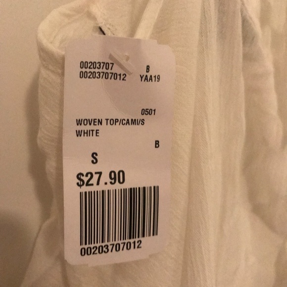 Brand new white flowy cami! - Picture 2 of 2